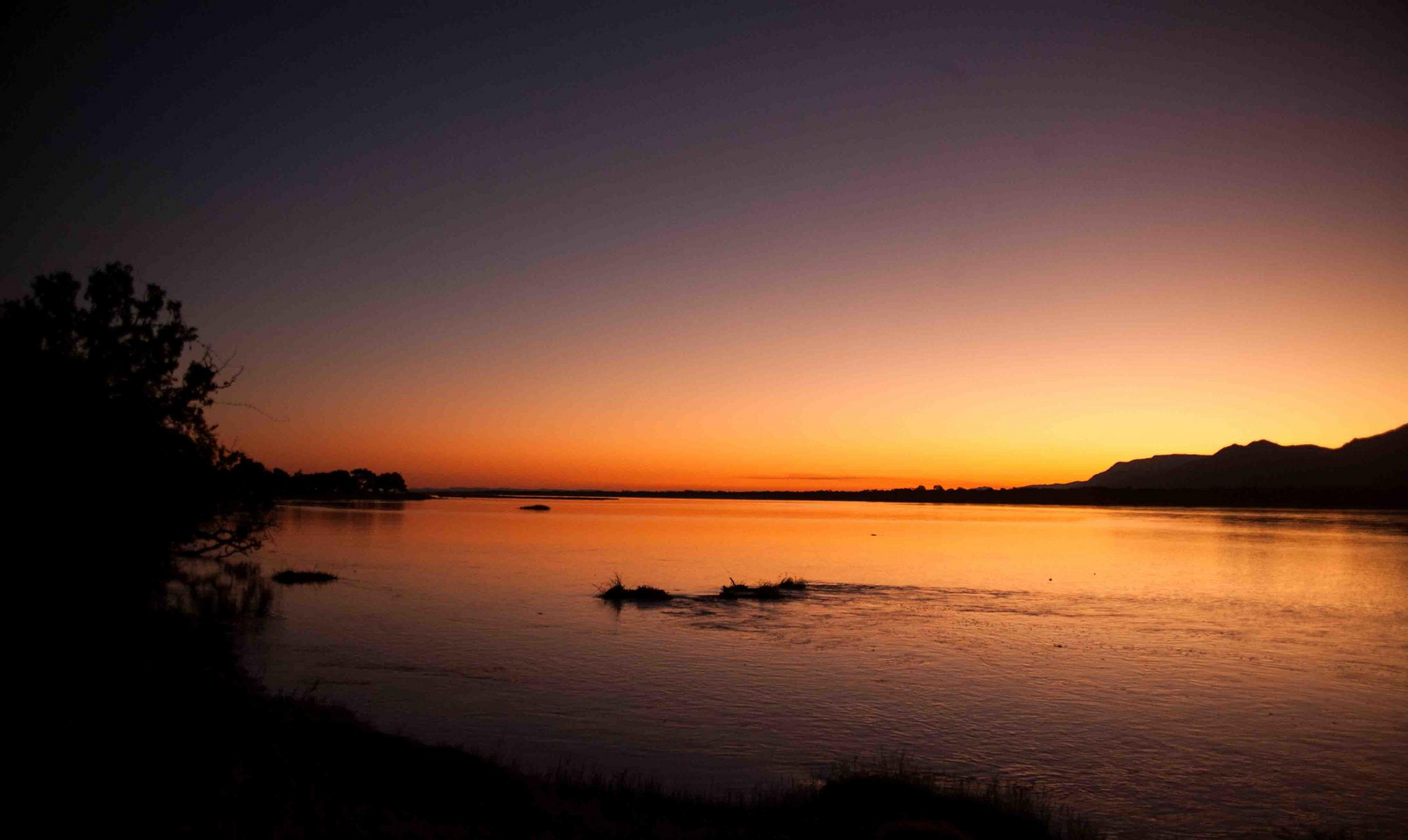 Little Vundu Camp Little Vundu Camp: Abendrot