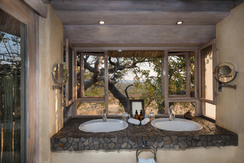 Ongava Lodge: Doppelwaschbecken