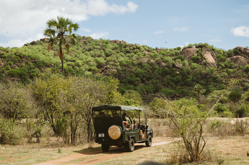 Ruaha River Lodge: Jeep