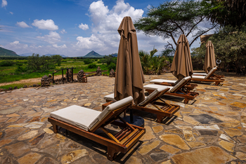 Soroi Larsens Tented Camp: Blick vom Pool