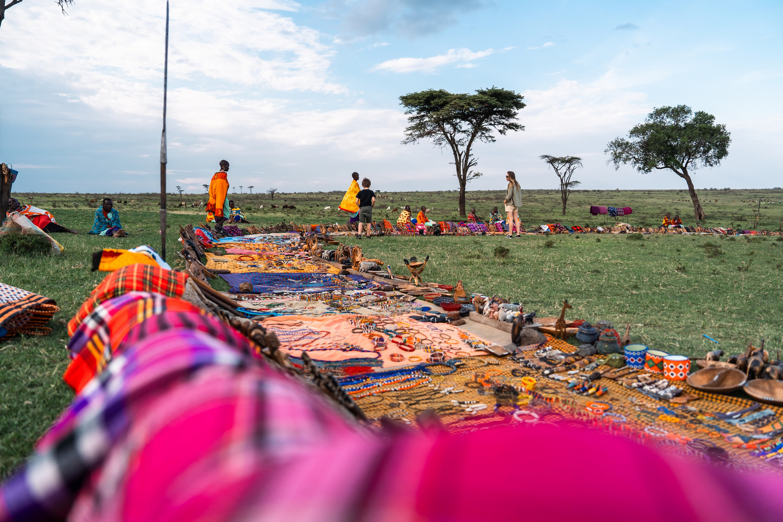 Tangulia Mara Camp Tangulia Mara Camp: Marktbesuch während Dorfbesichtigung