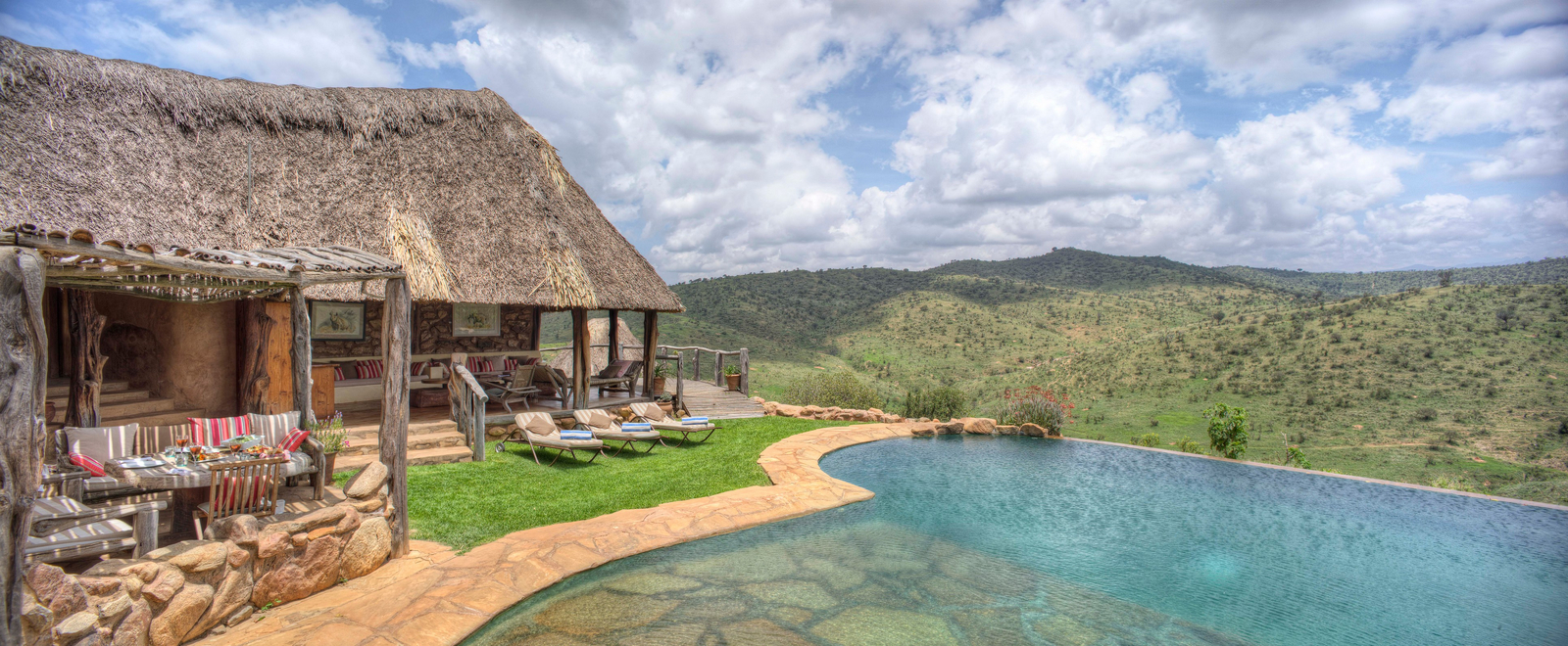 Borana Lodge Borana Lodge: Blick vom gemeinschaftlichem Pool
