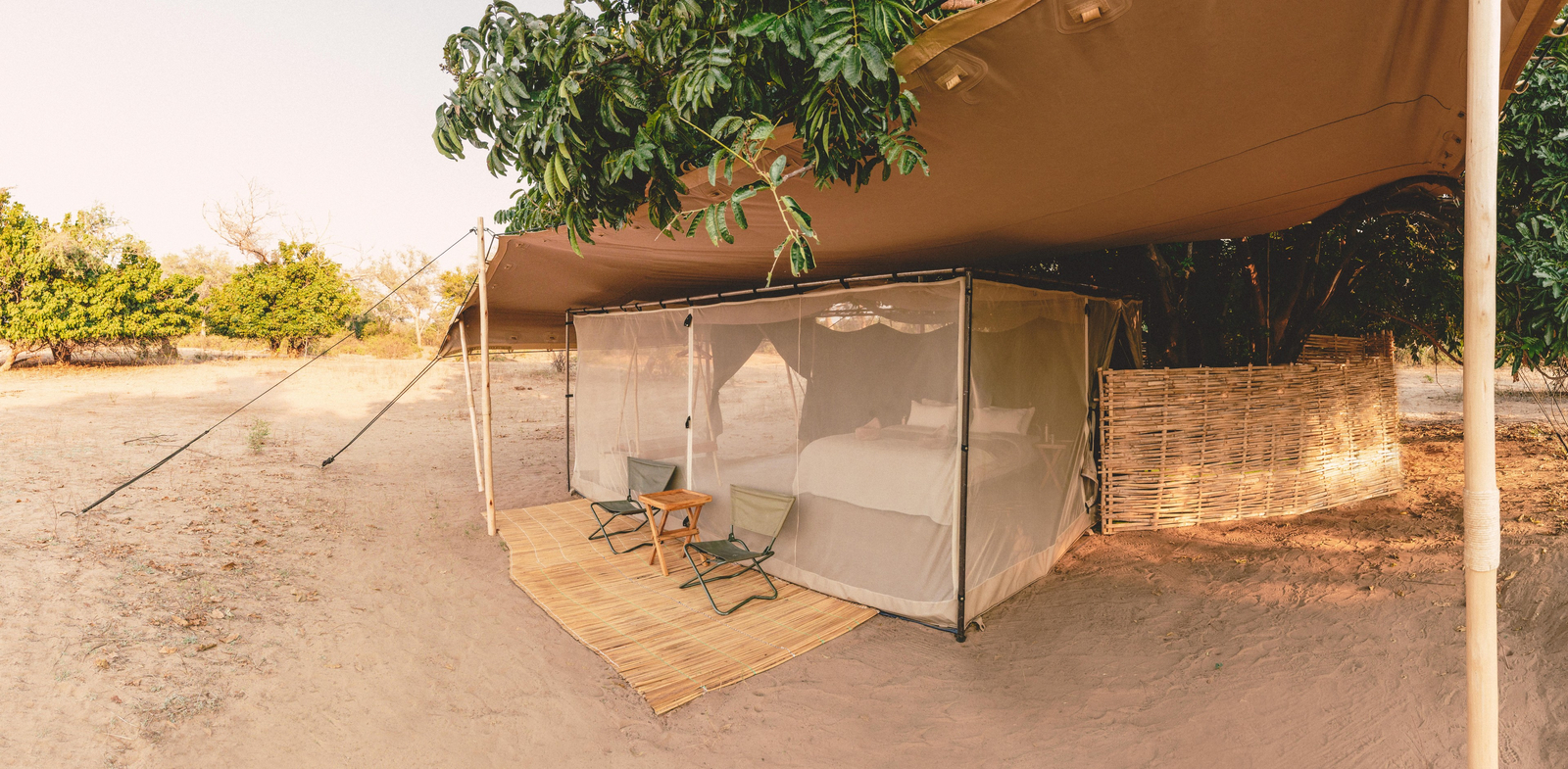 Chula Island Camp Chula Island Camp: Private Veranda