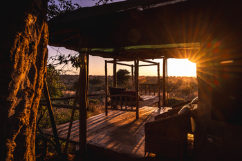 Laikipia Wilderness Camp: Veranda mit Liege