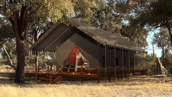 Mbamba Camp: Gästezelt - Architektenskizze