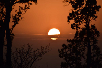 Paatlidun Safari Lodge: Sonnenuntergang