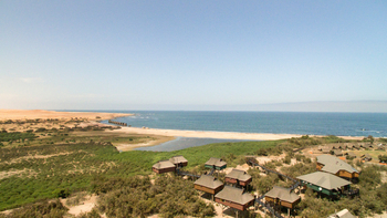 The Stiltz: Luftbild der Anlage