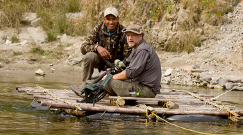 Vanghat: Bambusfloß