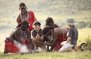 andBeyond Kichwa Tembo Tented Camp: Pyrotechnik für Kinder