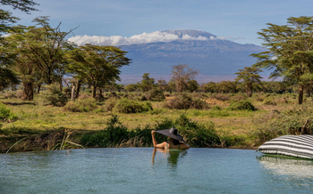 Angama Amboseli: Ausblick aus dem Pool