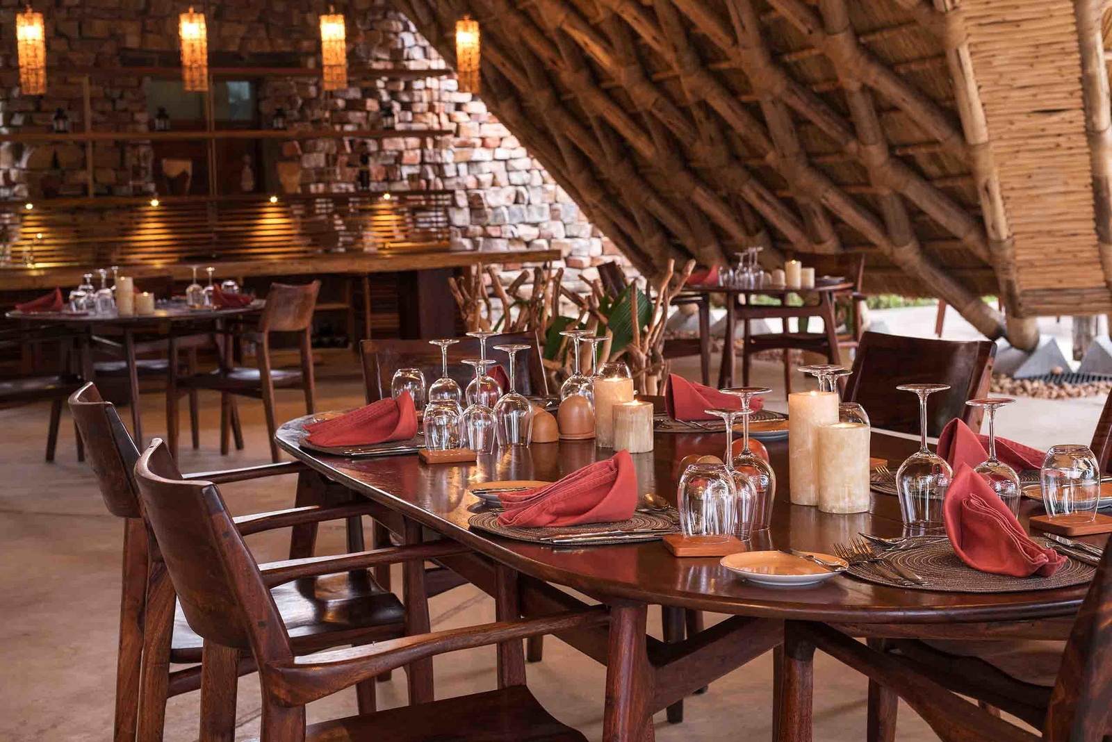 Nile Safari Lodge Nile Safari Lodge: Gedeckter Tisch