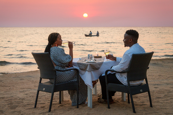 Pumulani Lodge: Beach Dinner