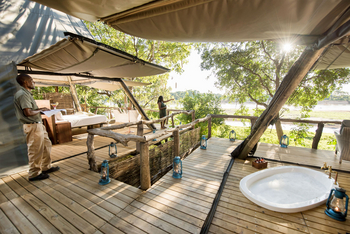 Shawa Luangwa Camp: Familienzelt