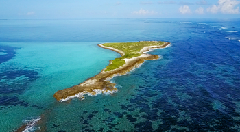 Cosmoledo Eco Camp: Luftbild