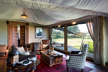 Duba Plains Camp: Private Lounge