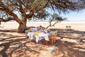 Hoodia Desert Lodge: Lunch Table