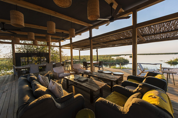 Linyanti Tented Camp Linyanti Tented Camp: Sitzgruppe und Deck