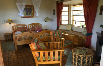 Musangano Lodge: Chalet Mutepe Innenansicht