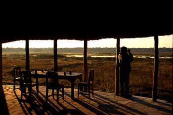 Wasa Lodge: Morgens im Restaurant