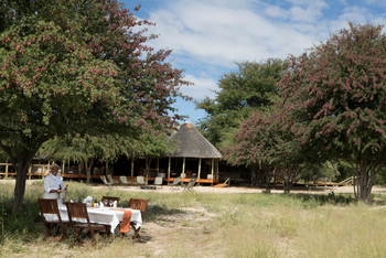 Dinaka Lodge: Um die Mittagszeit