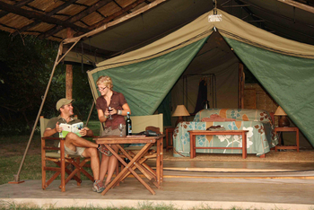 Flatdogs Camp: Private Veranda