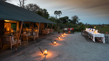 Gomoti Plains Camp: Zentrale Einrichtungen