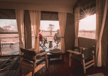 Ohorongo Tented Camp: Netzgitterfenster