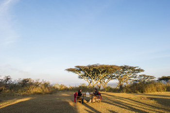 Sanctuary Ngorongoro Crater Camp: Outdoor Lunch