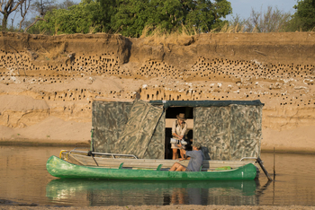 Shenton Safaris: Carmine Bee-Eater Hide