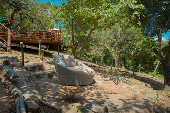 Tongole Wilderness Lodge: Korbsessel