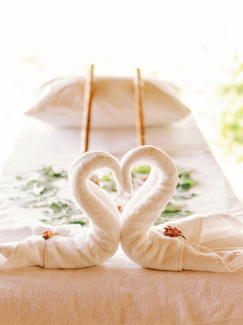 Elewana Elsa's Kopje: Schwanentücher