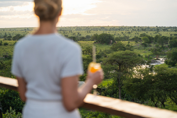 Elewana Serengeti Migration Camp: Ausblick vom Camp