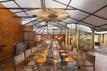 Etendeka Mountain Camp Etendeka Mountain Camp: Dining Table