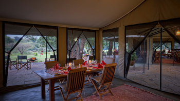 Kicheche Mara Camp: Speisebereich