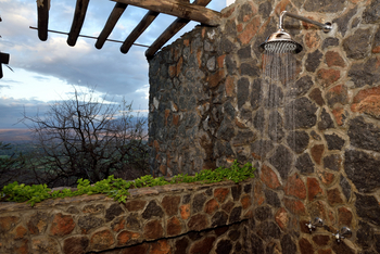 Lake Manyara Kilimamoja Lodge: Dusche