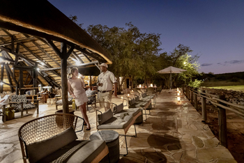 Ongava Tented Camp: Terrasse