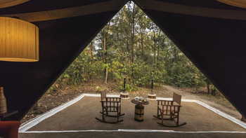 Reni Pani Jungle Lodge: Luxury Tent - Sit-out
