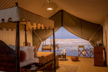 San Camp San Camp: Ausblick aus dem Gästezelt