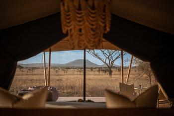 Siringit Serengeti Camp: Blick aus einem Zelt