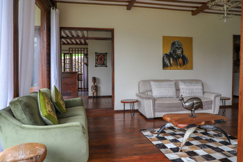 Four Gorillas Lodge: Lounge