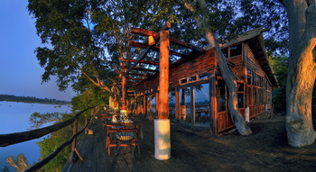 Ken River Lodge: Abendlicht