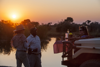 Linyanti Tented Camp Linyanti Tented Camp: Sundowner