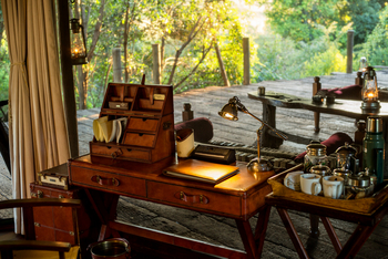 Mara Plains Camp: Schreibtisch