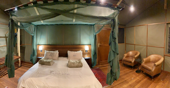 Ndhovu Safari Lodge: Doppelbett