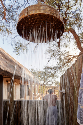 Belmond Savute Elephant Lodge Belmond Savute Elephant Lodge: Außendusche