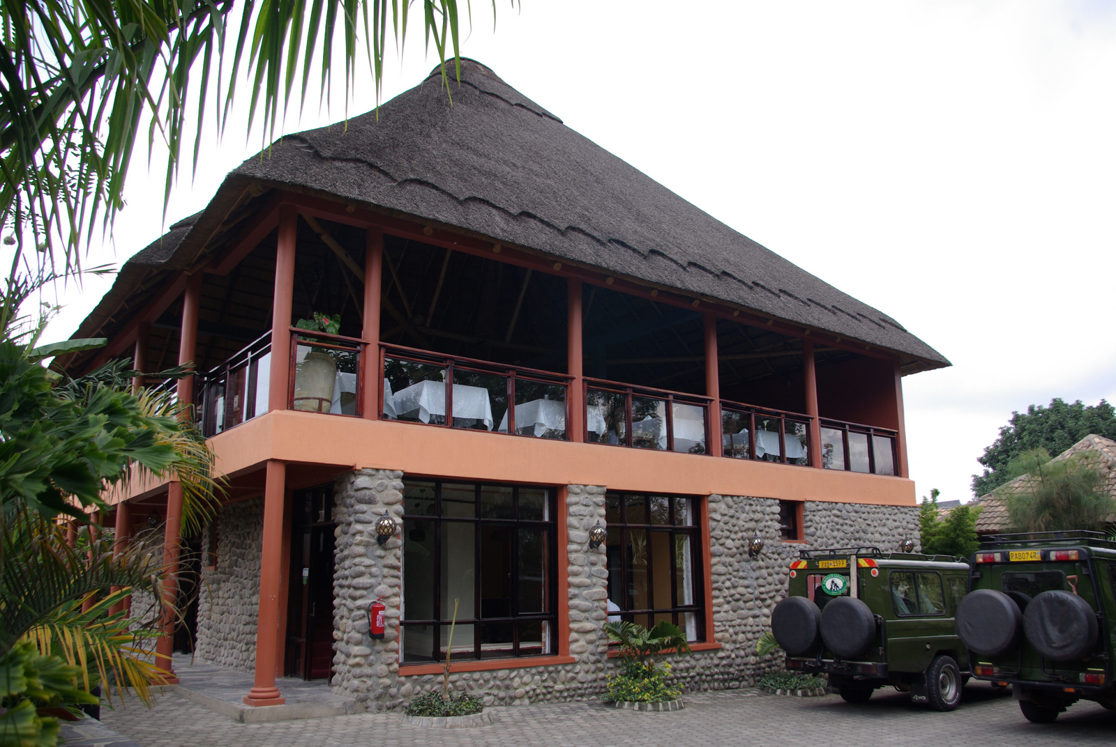 Five Volcanoes Boutique Hotel Five Volcanoes Boutique Hotel: Blick hoch zum Restaurant