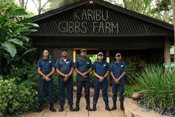 Gibb's Farm: Eingang