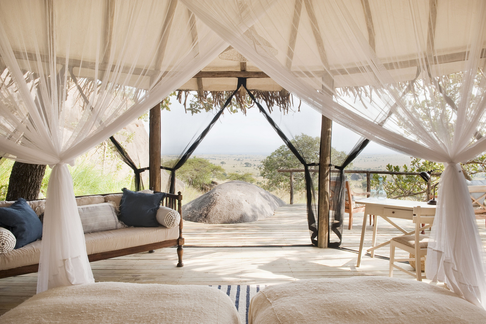 Mkombe's House Lamai Mkombe's House Lamai: Offenes Schlafzimmer