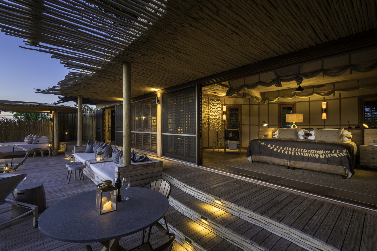 Mombo Camp Mombo Camp: Blick ins Zelt