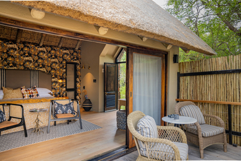 Thornybush Game Lodge: Blick in eine Suite